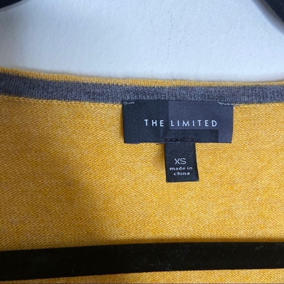 The Limited Womens Yellow Blouse Wool XS - Picture 4 of 7